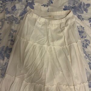 Brandy Melville Cream Maxi Skirt